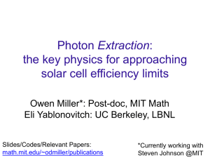 Extraction the key physics for approaching solar cell efficiency limits