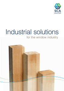 Industrial solutions for the window industry