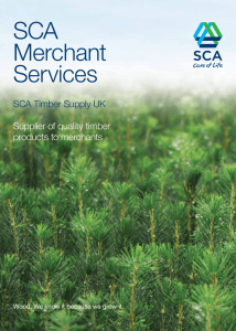 SCA Merchant Services SCA Timber Supply UK