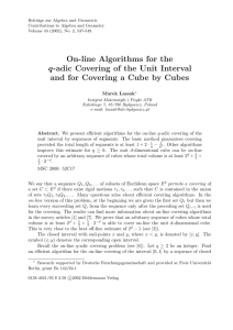 Beitr¨ age zur Algebra und Geometrie Contributions to Algebra and Geometry