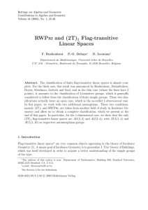 Beitr¨ age zur Algebra und Geometrie Contributions to Algebra and Geometry