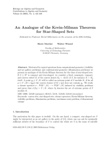 Beitr¨ age zur Algebra und Geometrie Contributions to Algebra and Geometry