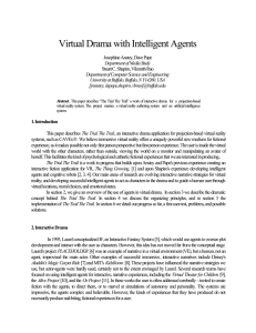 Virtual Drama with Intelligent Agents