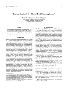 Inference Graphs: A New Kind of Hybrid Reasoning System