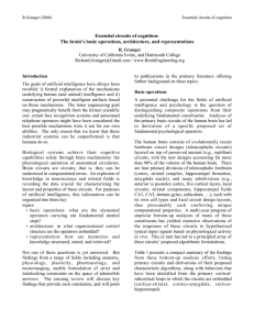 Essential circuits of cognition: The brain’s basic operations, architecture, and representations