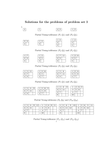 Solutions for the problems of problem set 3