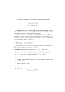 A compactness theorem for Yamabe metrics Heather Macbeth November 6, 2012