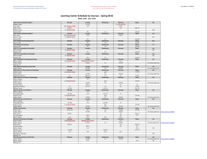 Check the schedule for Group Sessions and Workshops Last update: 5/13/2016