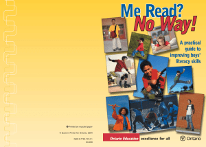 No Way! Me Read? A practical guide to