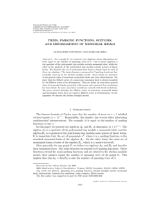 TRANSACTIONS OF THE AMERICAN MATHEMATICAL SOCIETY Volume 356, Number 8, Pages 3109–3142