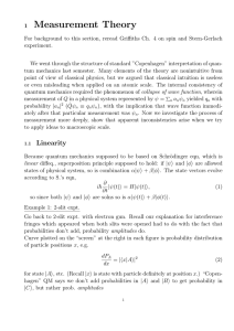 Measurement Theory