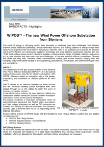 WIPOS™ - The new Wind Power Offshore Substation from Siemens