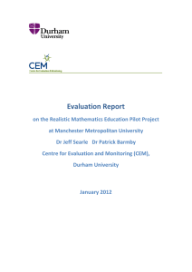 Evaluation Report 