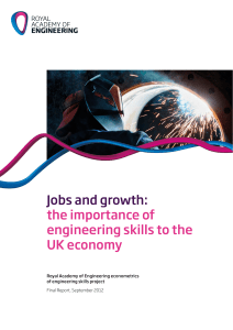 Jobs and growth: the importance of engineering skills to the UK economy