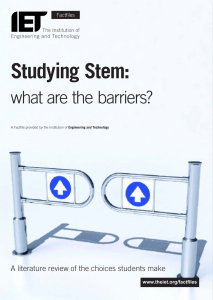 Studying Stem: what are the barriers? Factfiles