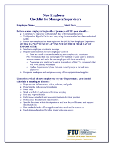 New Employee Checklist for Managers/Supervisors