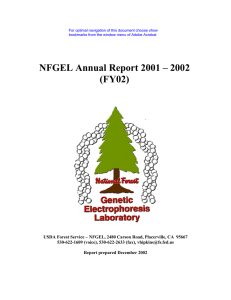 NFGEL Annual Report 2001 – 2002 (FY02)
