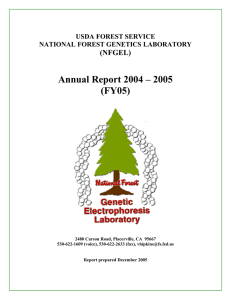 Annual Report 2004 – 2005 (FY05) (NFGEL)