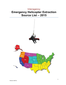 Emergency Helicopter Extraction Source List – 2015 Interagency