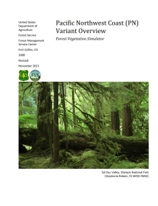 Pacific Northwest Coast (PN) Variant Overview Forest Vegetation Simulator