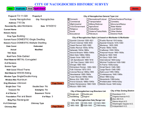 CITY OF NACOGDOCHES HISTORIC SURVEY TX-11-028 Nacogdoches 716 Ola