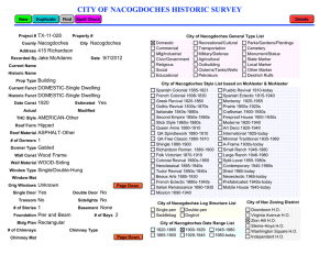 CITY OF NACOGDOCHES HISTORIC SURVEY TX-11-028 Nacogdoches 415 Richardson