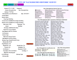 CITY OF NACOGDOCHES HISTORIC SURVEY TX-11-028 Nacogdoches 716 Park