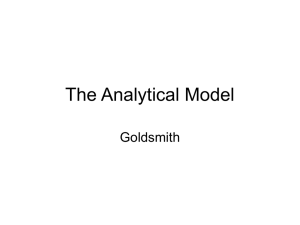 The Analytical Model Goldsmith