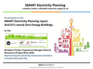 SMART Electricity Planning SMART Electricity Planning report.