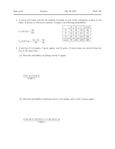 Quiz #12 Answers July 30, 2014 Math 141
