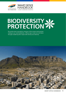 Protection Biodiversity Handbook SmarT Office
