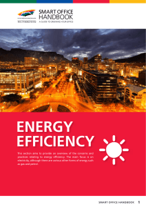 ENERGY EFFICIENCY Handbook SmarT Office