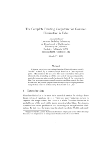 The Complete Pivoting Conjecture for Gaussian Elimination is False