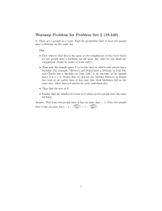 Warmup Problem for Problem Set 2 (18.440)