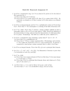 Math 653 Homework Assignment 10
