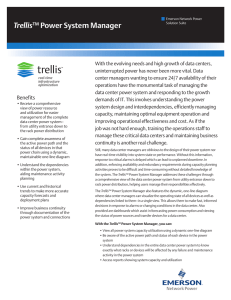 Trellis Power System Manager
