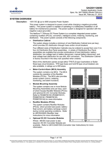 SAG581126000 SYSTEM OVERVIEW