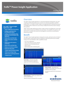 Trellis Power Insight Application Overview Solution Brief