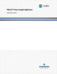 TRELLIS™ Power Insight Application Installer/User Guide