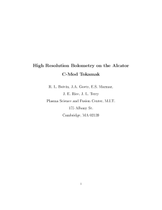 High Resolution Bolometry on the Alcator C-Mod Tokamak