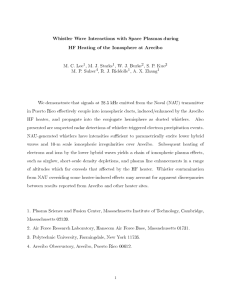 Whistler Wave Interactions with Space Plasmas during