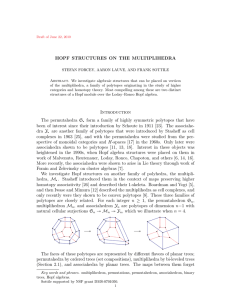HOPF STRUCTURES ON THE MULTIPLIHEDRA