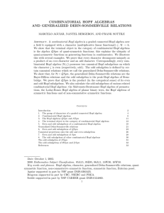 COMBINATORIAL HOPF ALGEBRAS AND GENERALIZED DEHN-SOMMERVILLE RELATIONS