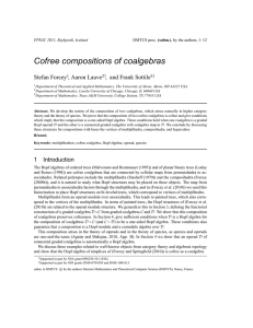 Cofree compositions of coalgebras Stefan Forcey , Aaron Lauve , and Frank Sottile