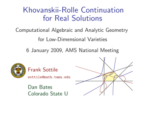 Khovanskii-Rolle Continuation for Real Solutions