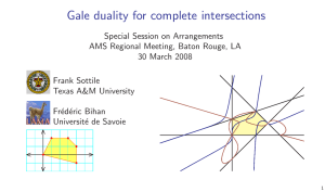 Gale duality for complete intersections