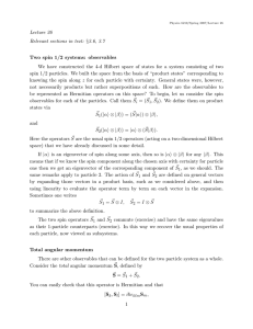 Lecture 26 Relevant sections in text: §3.6, 3.7