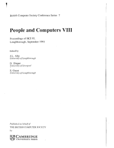 People and Computers VIII