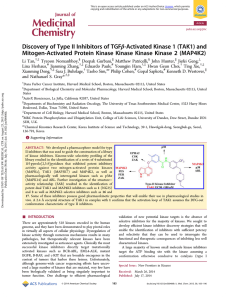 β-Activated Kinase 1 (TAK1) and