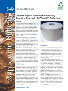 Distillers Improve Quality While Reducing Operating Costs with SUPRApak™ Technology Overview